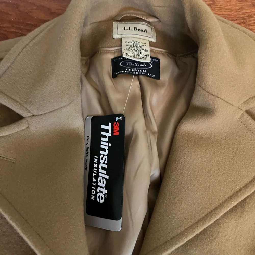 LL Bean Women’s Trench Coat size 12 - Picture 2 of 4